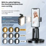 Stabilisateur 360 selfie stick piblue A200 – Image 6