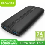 Bavin Power Bank 10000mAh avec 2 ports USB