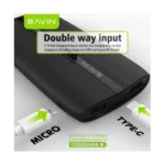Bavin Power Bank 10000mAh avec 2 ports USB – Image 2