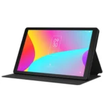 Tablette TCL Tab 8 Gen 2 avec écran coloré et support noir.