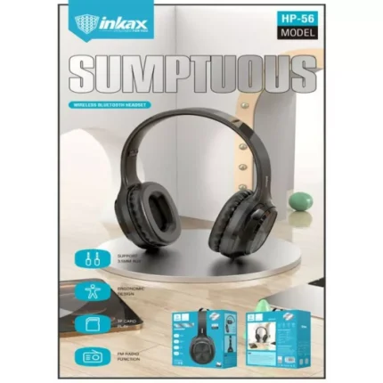 CASQUE SANS FIL INKAX HP-56 NOIR