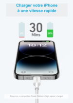 Anker  Câble tissé en nylon USB-C vers iphone – Image 2