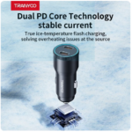 Chargeur voiture 60W (Double PD 30W) – Image 3