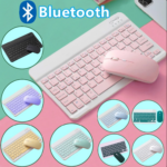 Clavier Bluetooth et souris sans fil disponibles en plusieurs couleurs.