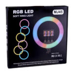 RING LIGHT LED RGB MJ45 avec Trépied 2.1m – Image 2