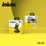 Supports de téléphone Inkax CH-57 sur fond jaune.